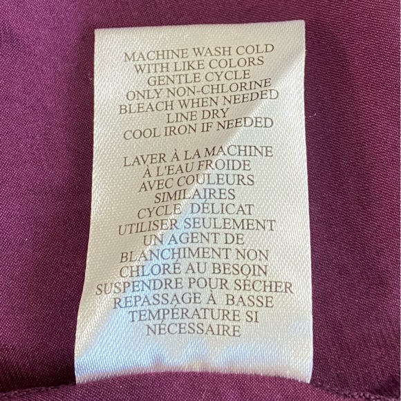 Como Blu sz Small Petite Purple Short Sleeve Pullover Top - Picture 8 of 8